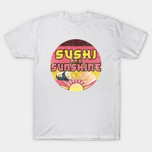 Sushi and Sunshine // Sunset Design T-Shirt